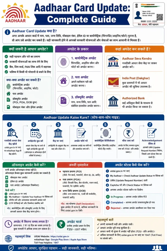 aadhaar card update