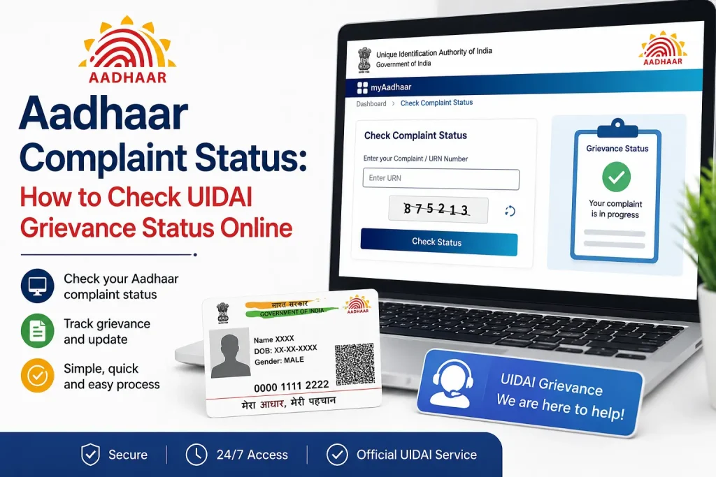 Aadhaar Complaint Status: How to Check UIDAI Grievance Status Online