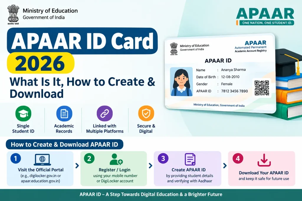 APAAR ID Card 2026: What Is It, How to Create & Download
