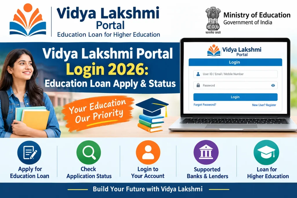 Vidya Lakshmi Portal Login Guide for Education Loan